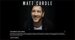 Desktop Screenshot of mattcardlemusic.com