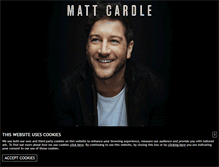 Tablet Screenshot of mattcardlemusic.com